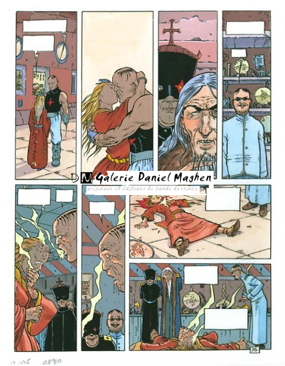 p35 - Philippe Adamov - Gouache sur papier - 1278