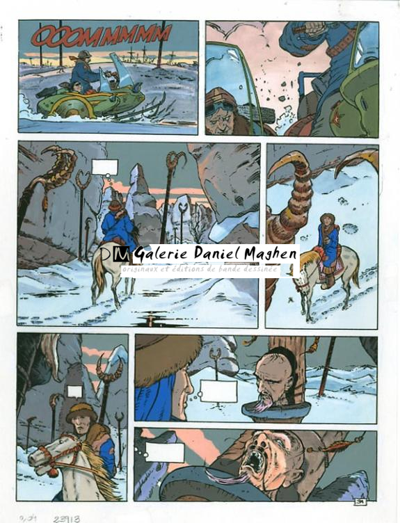 p39 - Philippe Adamov - Gouache sur papier - 1281