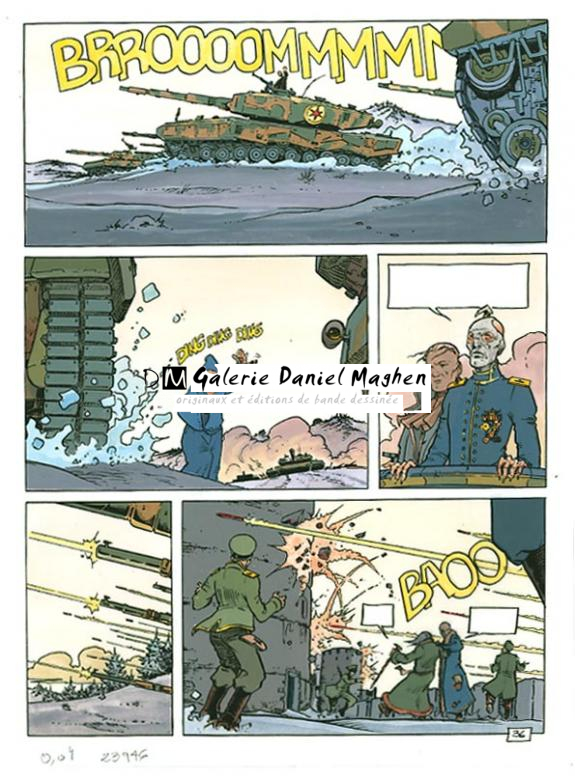 p36 - Philippe Adamov - Gouache sur papier - 1305