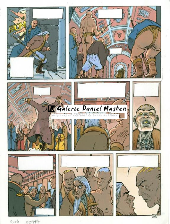 p37 - Philippe Adamov - Gouache sur papier - 1306