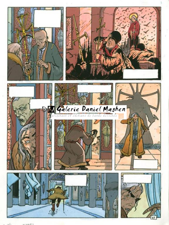 p42 - Philippe Adamov - Gouache sur papier - 1310