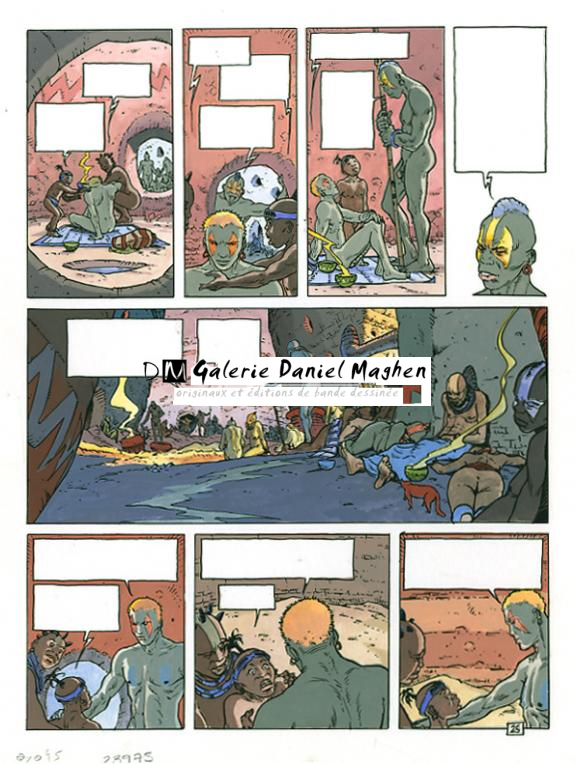 p25 - Philippe Adamov - Gouache sur papier - 1316