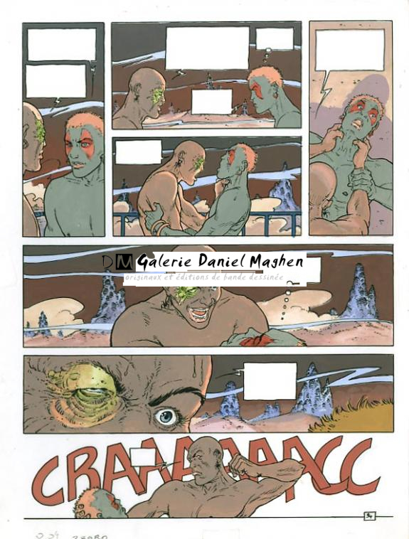 p34 - Philippe Adamov - Gouache sur papier - 1319