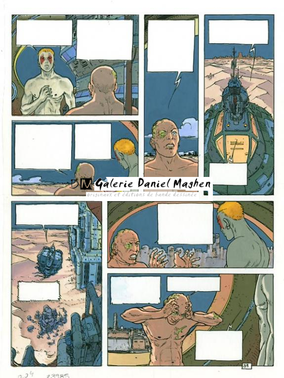 p39 - Philippe Adamov - Gouache sur papier - 1322