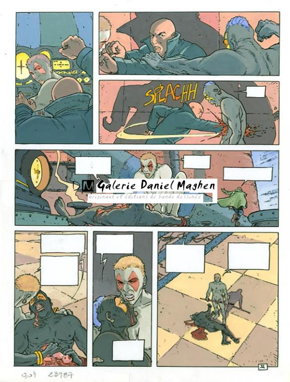 p32 - Philippe Adamov - Gouache sur papier - 1323