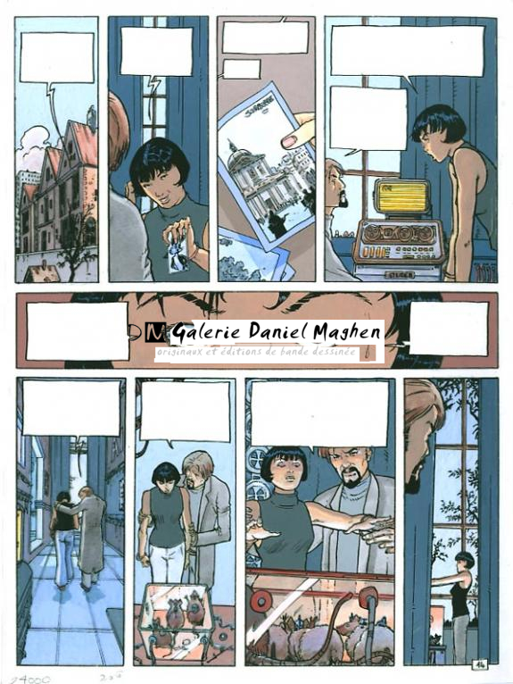 p14 - Philippe Adamov - Gouache sur papier - 1329