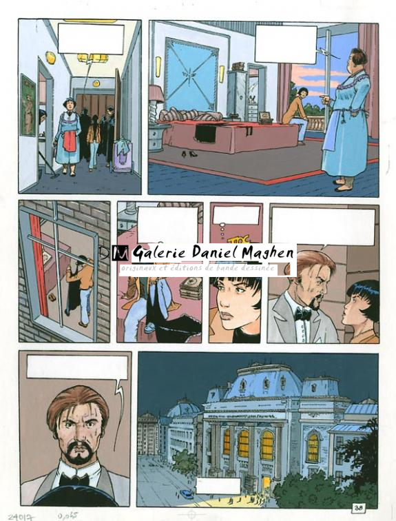 p38 - Philippe Adamov - Gouache sur papier - 1339