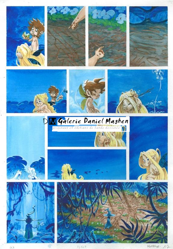 p12 - Cyril Knittel - Encre de couleur sur papier - 1363