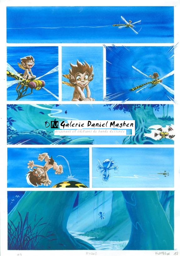 p13 - Cyril Knittel - Encre de couleur sur papier - 1364