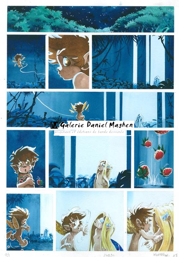 p15 - Cyril Knittel - Encre de couleur sur papier - 1366