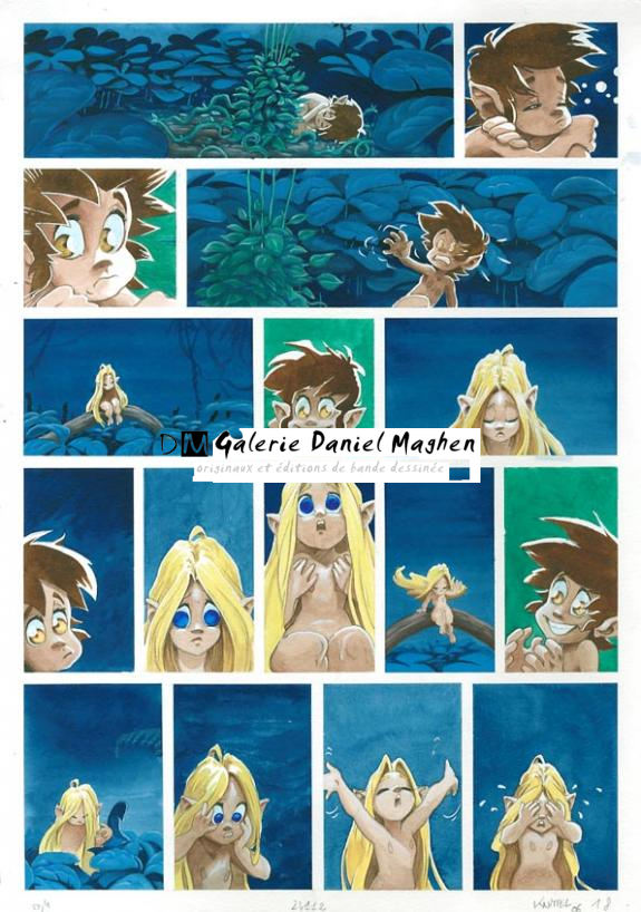 p18 - Cyril Knittel - Encre de couleur sur papier - 1367