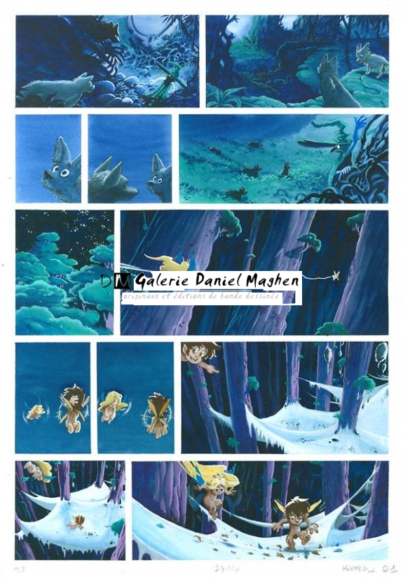 p21 - Cyril Knittel - Encre de couleur sur papier - 1368