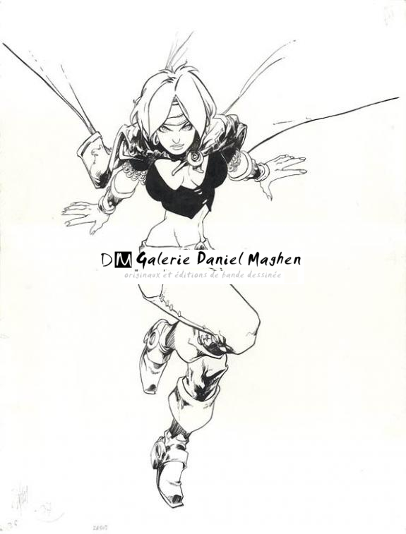 noir et blanc - Fabrice Meddour - Encre de Chine - 1440