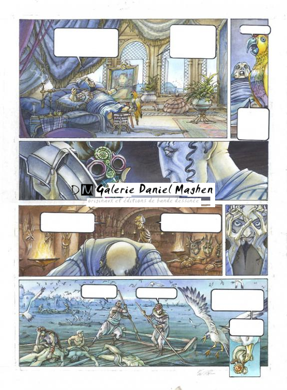 p30 - Thierry Ségur - Encre de couleur et acrylique sur papier - 1455