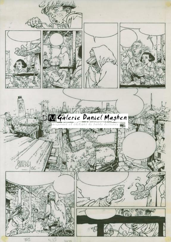 p inconnue case 1  gamin qui mange - Laurent Cagniat - 1529