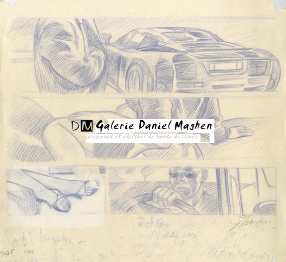 3 strips avec escarpins en case 3 - Didier Eberoni - 1537