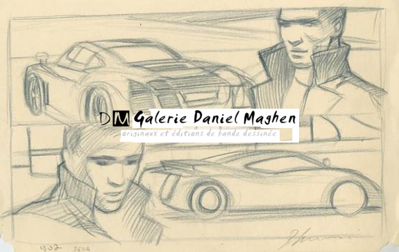 2 cases : avec à chq fois 1 mec+1 voiture - Didier Eberoni - 1538