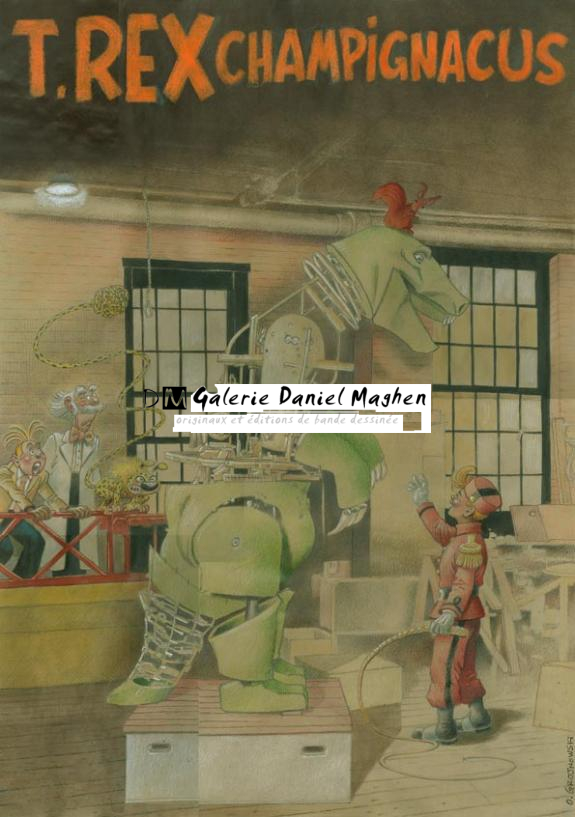 spirou et T-rex - Olivier O'Groj - 1551