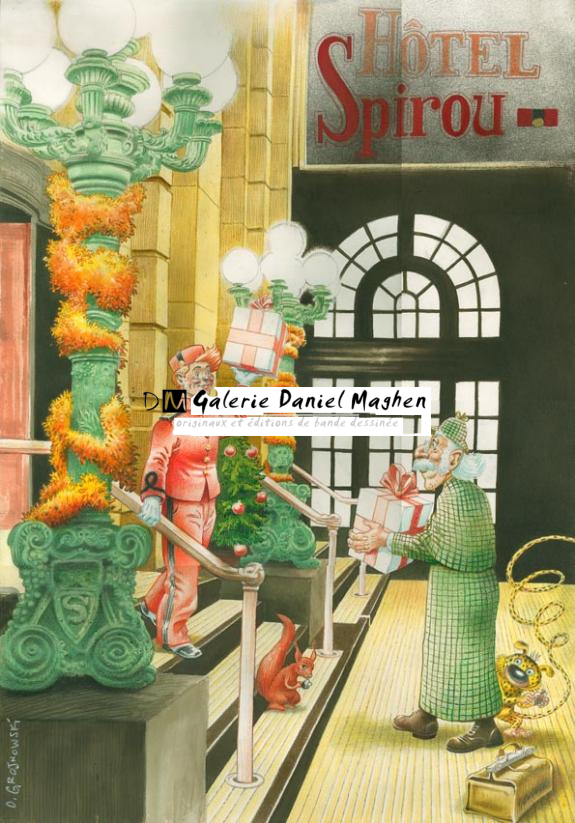 spirou et champignac noel - Olivier O'Groj - 1552