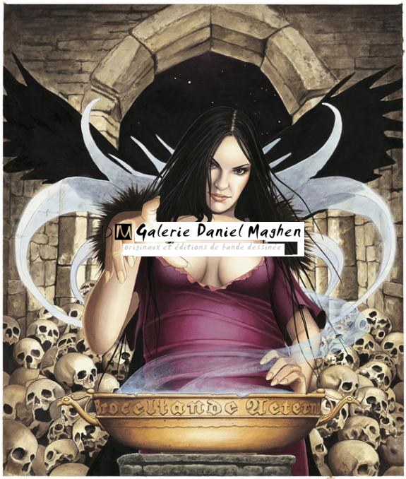 Morgan crânes derrière - Bruno Brucero - Acrylique - 1571