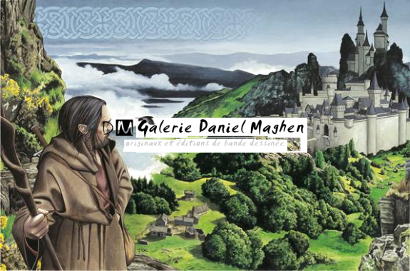 Illustration originale, jeunesse de Merlin - Bruno Brucero - Acrylique - 1575