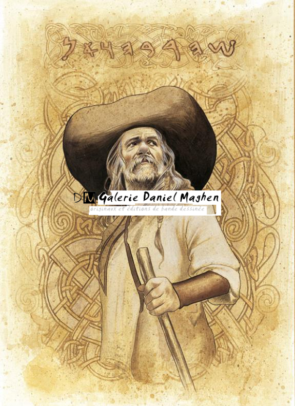 merlin chapeau bords larges - Bruno Brucero - Acrylique - 1577