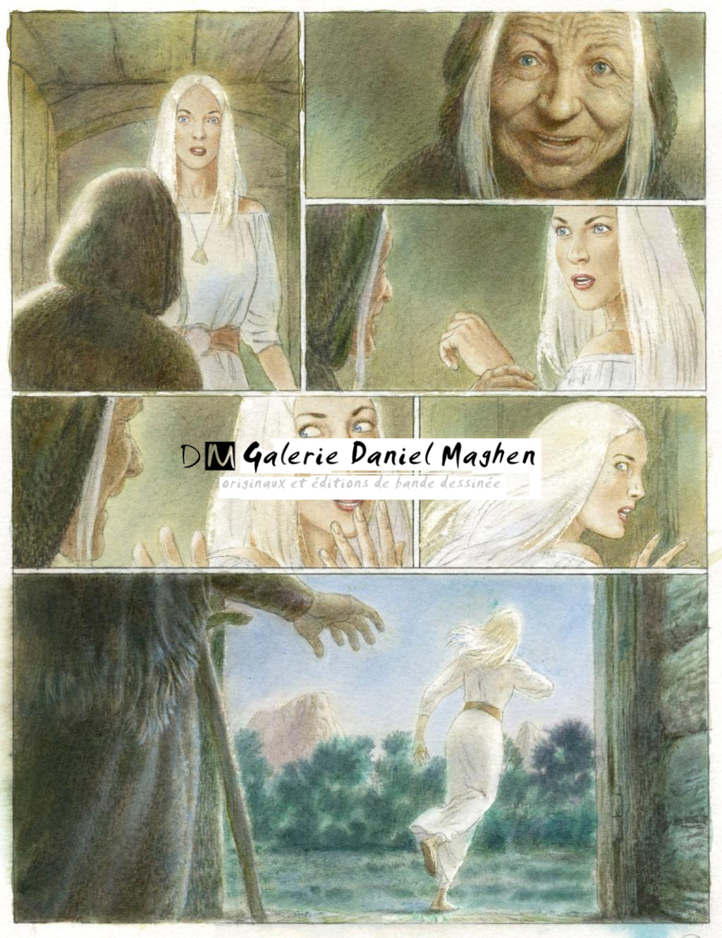 planche originale - Andréï Arinouchkine - Aquarelle sur papier - 2749