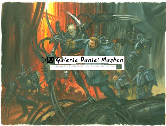 AT-43 combat - Adrian Smith - Acrylique - 1613