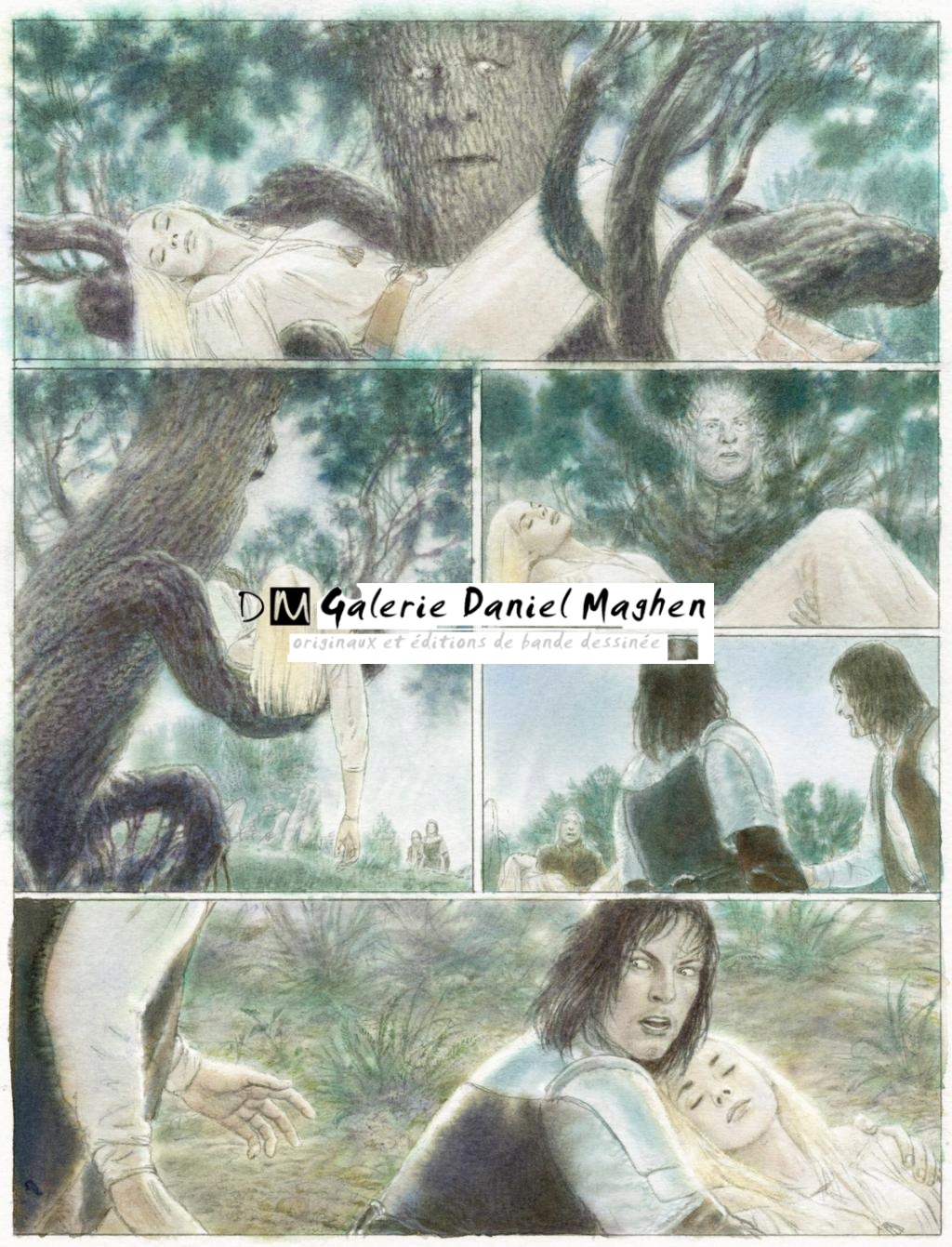 planche originale - Andréï Arinouchkine - Aquarelle et mine de plomb sur papier - 2753