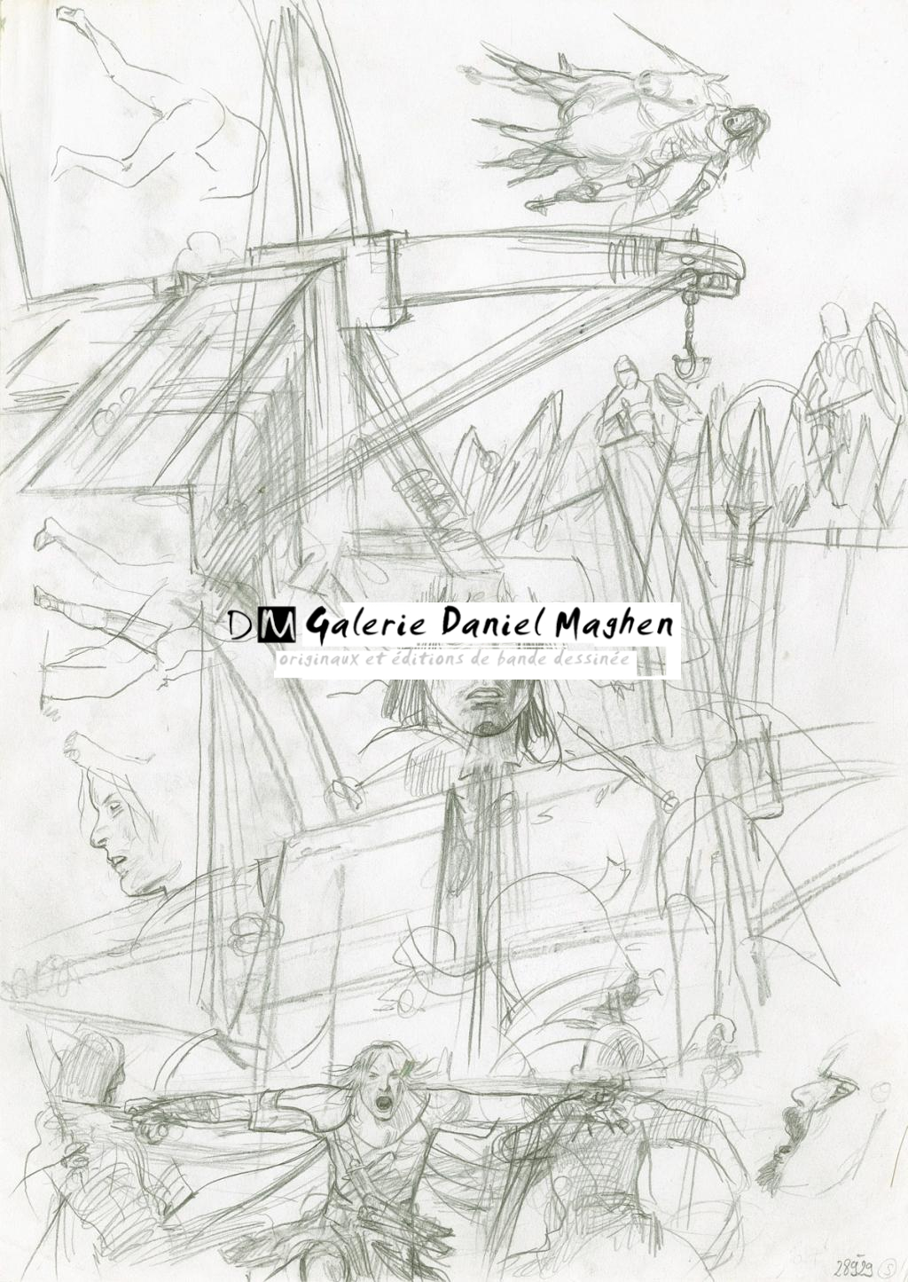 bataille Ewen - Andréï Arinouchkine - Mine de plomb sur papier - 2381