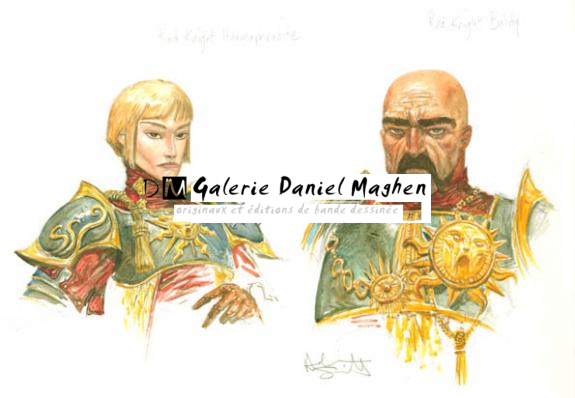 red knight Hermaphrodite et Baldy - Adrian Smith - 1631