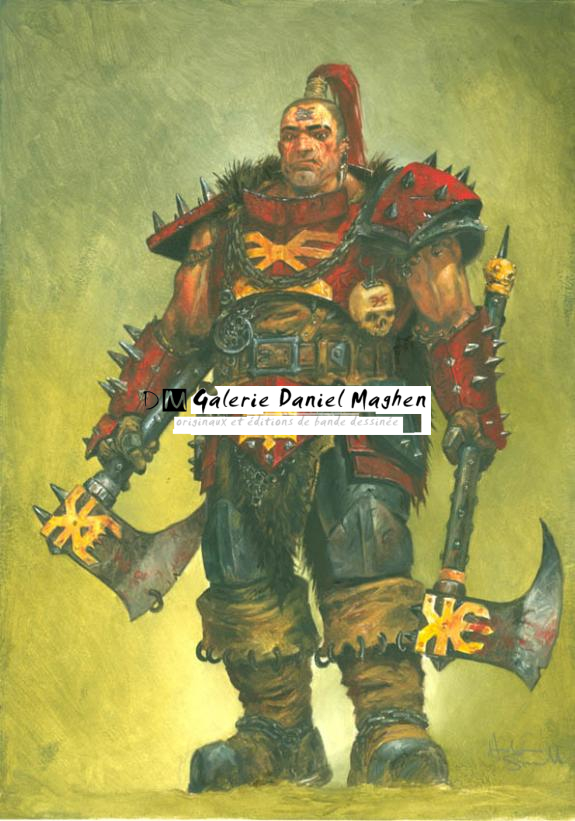 guerrier haches - Adrian Smith - 1638