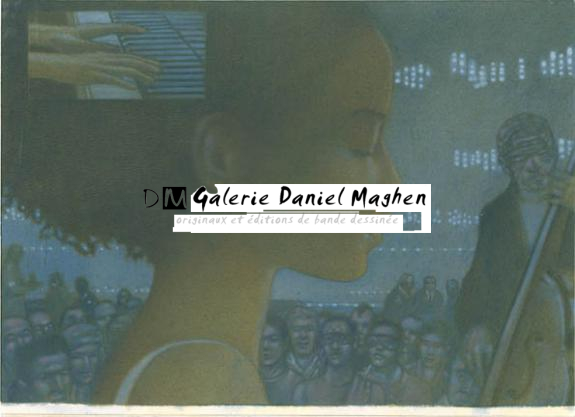 p50 demi strip haut - Didier Eberoni - Gouache sur papier - 2065