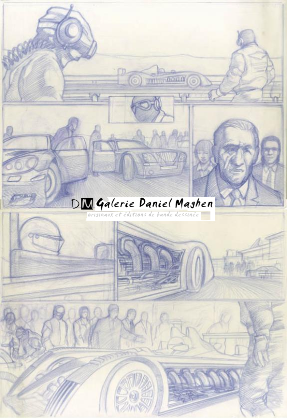 étude prépa p29 - Didier Eberoni - Crayon de couleur sur papier - 1821