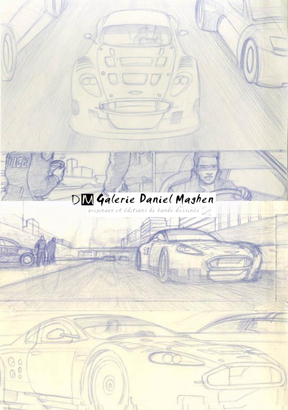 étude prépa p44 - Didier Eberoni - Crayon de couleur sur papier - 1823