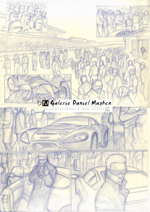 étude prépa p56 - Didier Eberoni - Crayon de couleur sur papier - 1825