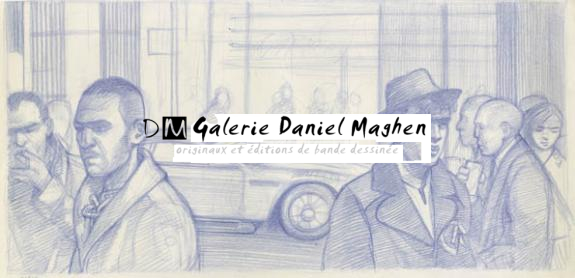 voiture dans rue - Didier Eberoni - Crayon de couleur sur papier - 1827