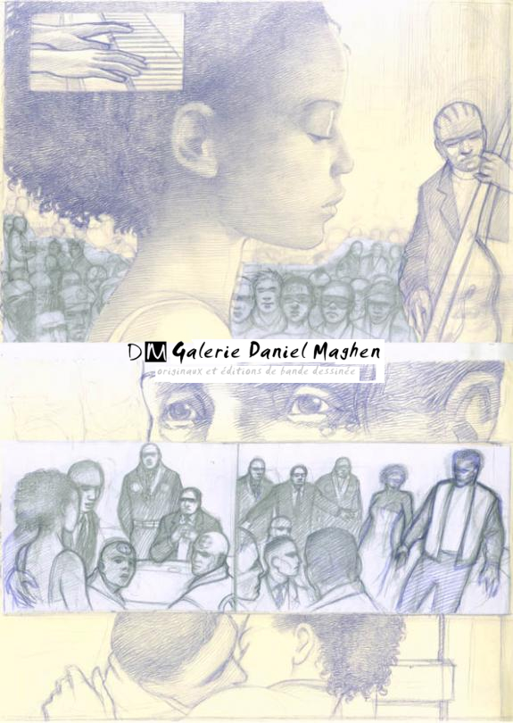 étude prépa p50 - Didier Eberoni - Crayon de couleur sur papier - 1829