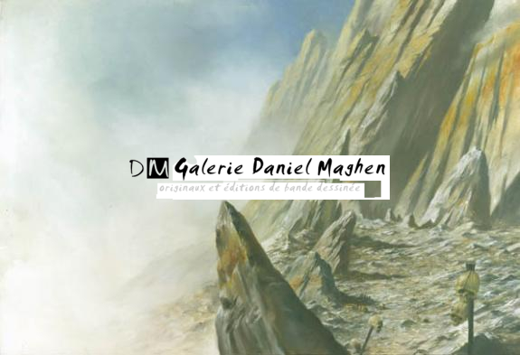 la caverne des trolls - Adrian Smith - Huile - 1711