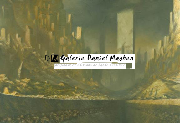 la cité des morts - Adrian Smith - Huile - 1712