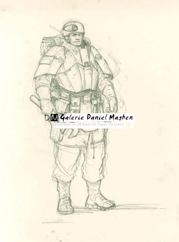 mecano - Karl Kopinski - Mine de plomb sur papier - 4981