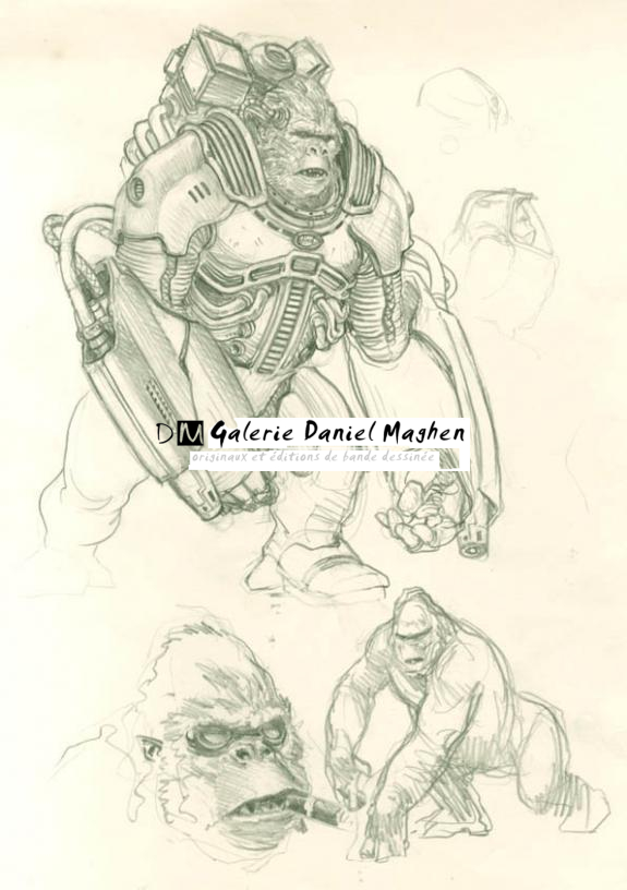 AA EL G05 - Karl Kopinski - Mine de plomb sur papier - 4983