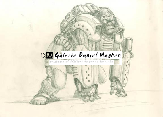 AA EL 002 - Karl Kopinski - Mine de plomb sur papier - 4984