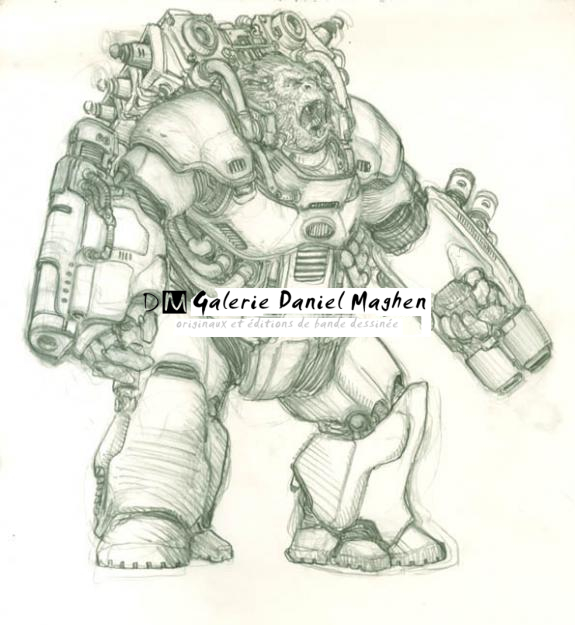 AA EL 004 - Karl Kopinski - Mine de plomb sur papier - 4985