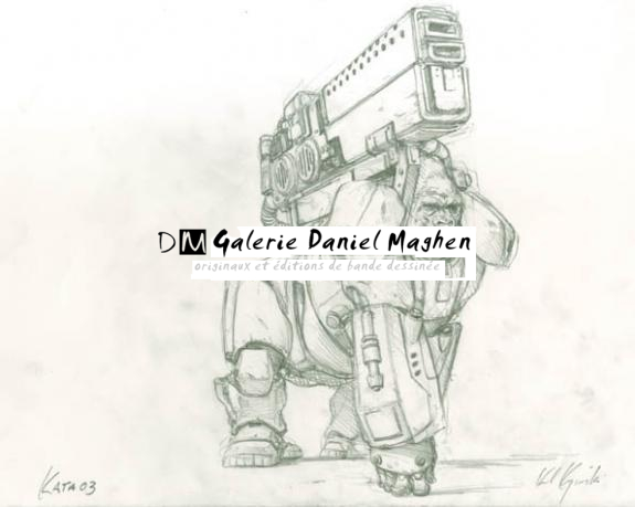 Kata 03 - Karl Kopinski - Mine de plomb sur papier - 4987