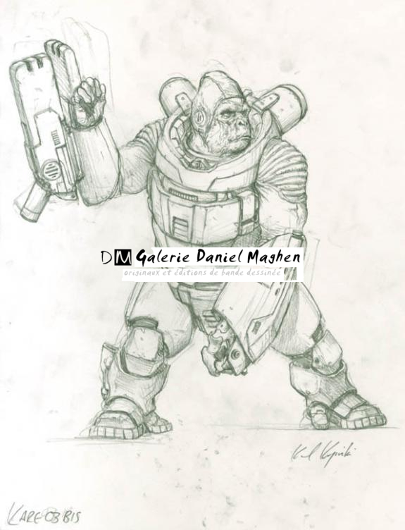 Kare 03 bis - Karl Kopinski - Mine de plomb sur papier - 4988