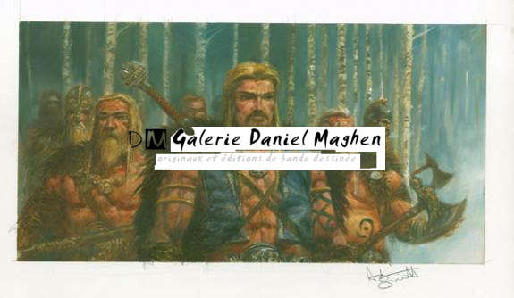 dessin inédit - Adrian Smith - Acrylique - 1716