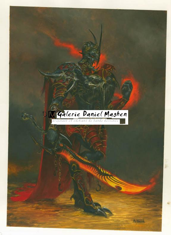 Character Dark Messiah - Adrian Smith - Acrylique - 1717