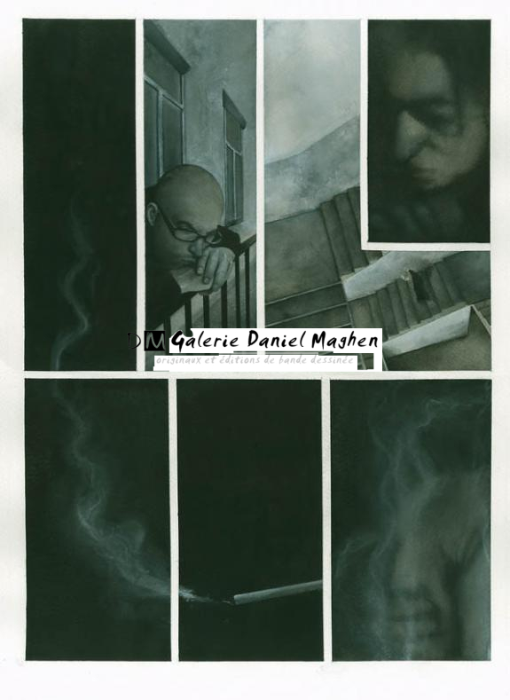 Planche originale - Attila Futaki - Aquarelle et gouache  - 1720