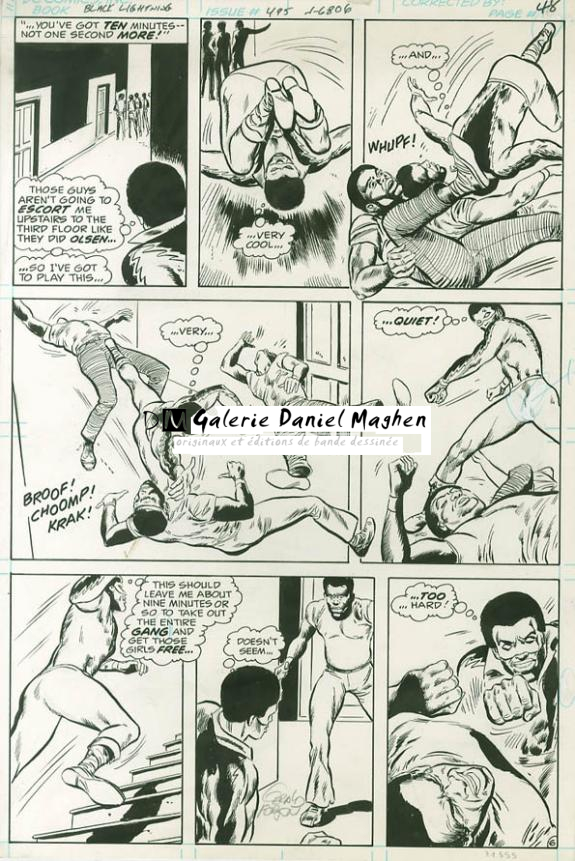 p06 - série américaine inédite - Gérald Forton - Encre de Chine - 1721